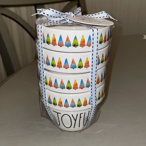 Rae Dunn Ramekins Merry Jolly Bright Joyful